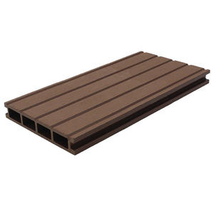 CE certificato UV-stabile WPC Decking Design moderno legno composito di plastica <span class=keywords><strong>per</strong></span> giardino esterno a due colori ad alta resistenza impermeabile - Product Image 2