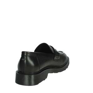 Mocasines de Hombre Cult, Negros, de Cuero Perforado, Estilo Slip-On, Casuales - Product Image 3