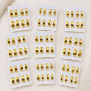 ต่างหูทองชุบ 24K แฟชั่น ขายส่งจากดูไบ - Product Image 5