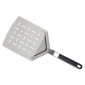 15 X 13 Inches Stainless Steel Perforated Baking <strong>Pizza</strong> Peel Shovel <strong>Spatula</strong> With TPR Handle - Product Image 6
