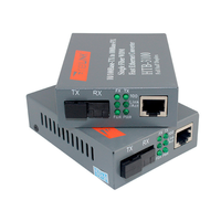 Convertisseur de média fibre 10/100M HTB-3100 Netlink 25km A/B convertisseur convertisseur de média fibre optique HTB-3100