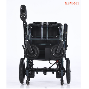 Fauteuil roulant électrique de qualité, noir, avec batterie intégrée, classe II, cadre en alliage d'aluminium, garantie 2 ans, fabriqué au Japon - Product Image 5