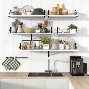 2-Mảnh Thiết Lập 40.6Cm Dài X 30.5Cm Rộng Treo Tường Nổi Khung Gỗ Tường Trang Trí Kệ Cho Phòng Tắm Phòng Khách - Product Image 6