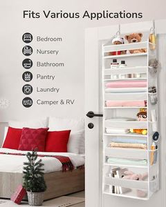 ที่เก็บของแขวนประตูแบบหนาพิเศษ สำหรับห้องนอน ห้องน้ำ และห้องเด็กอ่อน - Product Image 4
