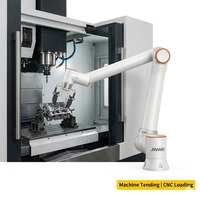 JINWEI FR10 10kg 1400mm Cobot de 6 Ejes IP54 ISO 10218 CR CE 1.5m/s 0.05mm Repetibilidad Aleación de Aluminio Acero de Alta Resistencia AC