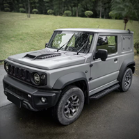 Marchepieds latéraux et marchepieds de sport complets en alliage d'aluminium XLY pour voitures Suzuki Jimny 2018- avec installation sans perçage