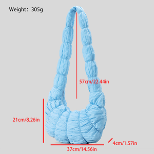 حقيبة حمل مبطنة صغيرة للنساء بالجملة تصميم جديد كبير حقيبة حمل سحابية منتفخة <span class=keywords><strong>cos</strong></span> - Product Image 6