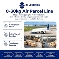 Agent d'approvisionnement Alibaba 1688, colis express aérien USA 0-30 kg à faible coût, DDP porte-à-porte, transit stable, dédouanement rapide ZS