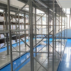 חם מוכר פלדה אחסון כלוב מחסן גדול מחסן גדול חובה מתלה עם מדפים נע כלוב - Product Image 4