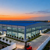 Almacén de Estructura de Acero de Diseño de Construcción, Estructura Metálica Industrial, Edificio Prefabricado, Almacén de Estructura de Acero Usado