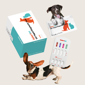 Sabervet Gratis Monster Chw Ag/Ehr/Bg/Ana Ab Cassette Snelle Test Kit Veterinair Instrument - Product Image 1