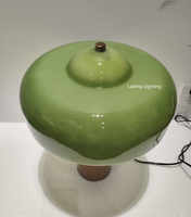 Lampe de table décorative vert clair moderne pour chambre à coucher, chevet, café, bureau, décoration intérieure