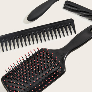 Ensemble de coiffure Wanmei, 4 pièces, peigne en fibre de carbone, brosse, outils de massage et de lissage pour un usage quotidien - Product Image 4