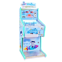 Machine de flipper pour enfants à monnayeur, à commande par levier, avec distributeur de tickets de récompense, mécanisme à monnayeur, alimentation 110/220V, un joueur