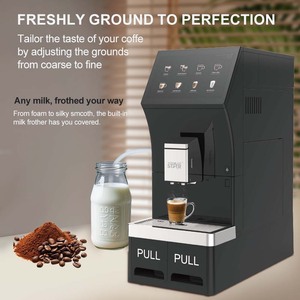 เครื่องชงกาแฟอัตโนมัติ Winning Star ST-9880 ถังน้ำ 2.0 ลิตร เครื่องทำเอสเพรสโซไฟฟ้า สีดำ - Product Image 4