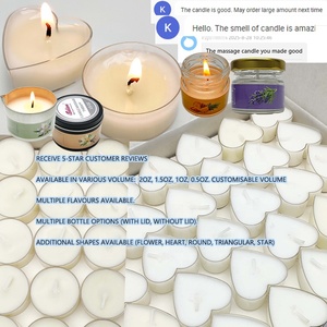 Nouveau 2025 Huile de <span class=keywords><strong>Massage</strong></span> en Bougie de Haute Qualité pour Salon Professionnel Cire de Soja Parfumée Vente en Gros Huile de <span class=keywords><strong>Massage</strong></span> Corporel Naturelle en Vrac - Product Image 4