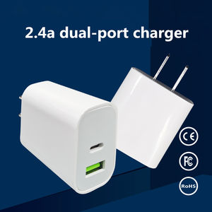 20W de carga rápida USB2.0 Tipo-C Adaptador de corriente Pd UE EE. UU. Enchufe Cargador de puertos duales para protección <span class=keywords><strong>OT</strong></span> de computadora portátil - Product Image 3