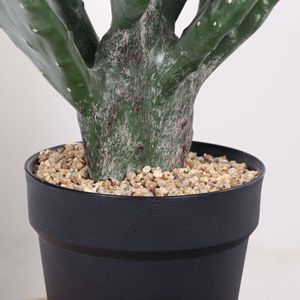 Cactus Artificial Dream Castle, Bonsái de PVC de 30cm-100cm, Planta Decorativa para Interiores, Decoración de Mesa o Suelo - Product Image 4