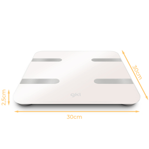 Báscula Digital Inteligente Fitblue Blanca para Medición de Peso Corporal con Conectividad a Aplicación Móvil - Product Image 4