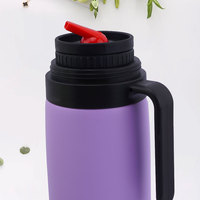 Termo de Acero Inoxidable al Vacío de 1.0L para Yerba Mate de Paraguay y Argentina
