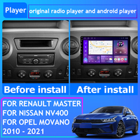 Autoradio Android 13 pour Renault Master Nissan NV400 Opel Movano 2010 - 2021 Car-play Stéréo GPS Navigation Auto Multimédia