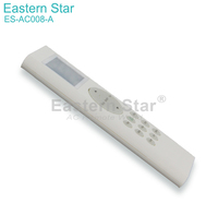 Télécommande de climatiseur BLUE STAR RG66B8(2H)BGEF, code fixe, affichage numérique LED 38KHZ, 14 touches, AC 201, ES-AC008-A