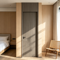 Portes intérieures en bois sur mesure pour maison, hôtel, villa, projet de construction, porte d'entrée en bois