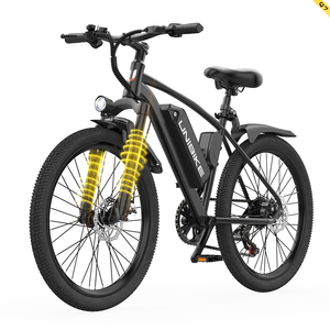 จักรยานไฟฟ้ารุ่น Q7 City E-Bike จากสหราชอาณาจักรและสหภาพยุโรป พร้อมระบบกันสะเทือนหน้า แบตเตอรี่ลิเธียม 36 โวลต์ สำหรับผู้ใหญ่ จักรยานสำหรับในเมือง - Product Image 1