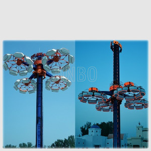 Equipo de parque luna al aire libre, Torre del cielo, gira y levanta, cesta colgante, <span class=keywords><strong>condor</strong></span>, precio de fábrica para la venta - Product Image 6