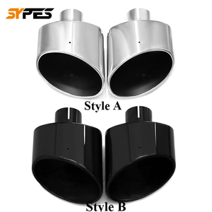 Tuyaux d'échappement SYPES pour voiture Audi Universal Q3 Q5 Q7 Q8 RS3 RS4 RS5 RS6 RS7 A3 A4 <span class=keywords><strong>B8</strong></span> A5 A6 A7 Embouts d'échappement en acier au carbone Silencieux - Product Image 1
