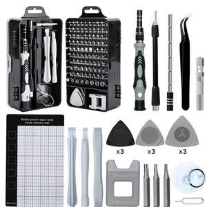 Set Obeng multifungsi, perlengkapan perbaikan komputer ponsel DIY, obeng magnetik presisi 115 dalam 1 - Product Image 2