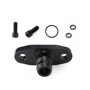 Brida de retorno de aceite de aleación de aluminio de 18 mm para turbocompresor T4 T04B T04E T04S, pieza de repuesto para coche - Product Image 1