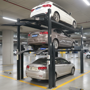 Sollevatore per auto in vendita i nostri ascensori idraulici auto Garage Stacker 3 livelli verticale parcheggio ascensore - Product Image 1