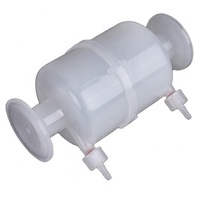 Filtro de Cápsula de Membrana de Nylon 6,6 de 0.1um y 2.5'' con Conector Tri-Clamp de 1.5'' para la Eliminación de Bacterias en Agua Mineral y Agua Pura