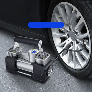 Car Tire Pump 12v Portable Double Cylinder Air <strong>Compressor</strong> Tyre Pump Electric <strong>Mini</strong> Car Air Pump - Product Image 4