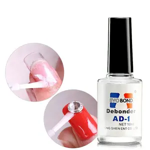 SZNN23 fast shipping salon must have high quality easy peel off acetone free nail glue remover with 10ml