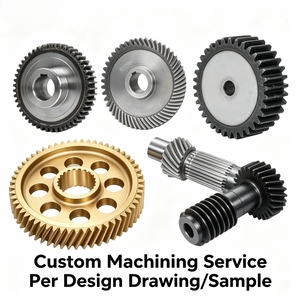ISO9001/ISO 13485 Mechanical Engine Parts Oem Brass Cnc Machining <b>Worm</b> Gear and <b>Worm</b> Wheel Set Steel for Transmission Industry - Product Image 1