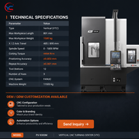 Centre d'usinage vertical CNC PV9300M, machine VMC haute précision, option 3 axes, prix de gros usine pour l'usinage des métaux