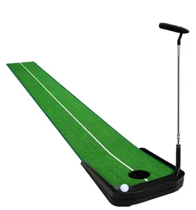 便携式室内高尔夫推杆垫电动返回高尔夫推杆模拟器教练机高尔夫训练辅助工具