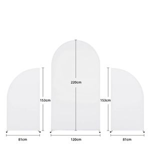 Housse d'arche de mariage double face ajustée pour cadre d'arche, décoration de fête d'anniversaire ou de baby shower (cadre non inclus) - Product Image 6