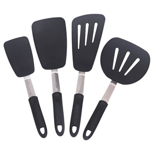 Utensilios de Cocina Resistentes al Calor, Sartenes Antiadherentes, Espátula, Pala, Juego de Utensilios de Cocina de Silicona Profesional para Uso en la Cocina - Product Image 1