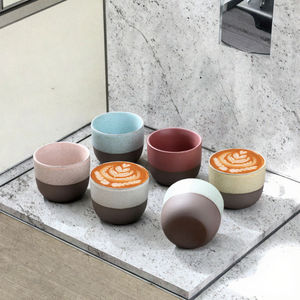 แก้วชาเซรามิกเคลือบแบบดั้งเดิมสไตล์ญี่ปุ่น แก้วกาแฟสไตล์ญี่ปุ่นสำหรับห้องนั่งเล่น โต๊ะกาแฟ เหมาะสำหรับเป็นของขวัญ - Product Image 2