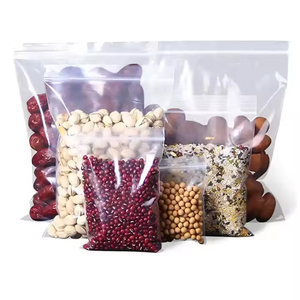 Transparente, durchsichtige 2MIL LDPE wiederverschließbare Zip-Lock-Beutel für Schuhe & Socken mit Tiefdruck - Product Image 1