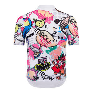 Camiseta de Ciclismo Unisex con Estampado de Gato, Manga Corta, para Bicicleta de Carretera, Verano, Secado Rápido, Transpirable, Resistente al Viento, con Impresión Reflectante - Product Image 2
