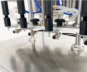 เครื่องบรรจุขวดน้ำน้ำมันหอมระเหยแบบสุญญากาศ4หัวเครื่องบรรจุของเหลวน้ำหอมอัตโนมัติแนวตั้ง - Product Image 3