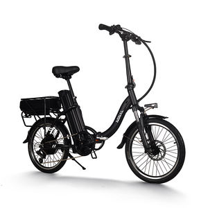 Bicicleta Eléctrica Urbana de 20 Pulgadas, Motor de 250W, Batería Dual de 48V 10.5Ah, 7 Velocidades, Certificación CE, Plegable - Product Image 2