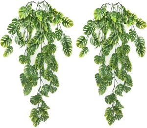 Guirnalda colgante <span class=keywords><strong>de</strong></span> plantas <span class=keywords><strong>de</strong></span> hojas artificiales, vides <span class=keywords><strong>de</strong></span> hiedra para el hogar, jardín, oficina, boda, decoración <span class=keywords><strong>de</strong></span> pared, vegetación verde - Product Image 3