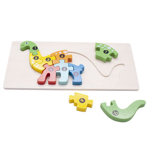 ชุดของเล่นจิ๊กซอว์ไม้3D การ์ตูนสีสันสดใสสำหรับเด็กวัยหัดเดินเพื่อการศึกษาและพัฒนา - Product Image 5