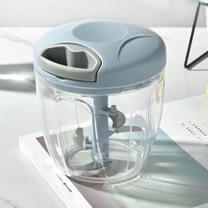 Picadora manual de verduras, procesador de alimentos, picadora de ajo de acero inoxidable, cortador de cebollas, picadora de verduras de plástico - Product Image 6