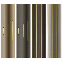 Paneles Acústicos de Fibra de Madera para Interiores, Ecológicos, Garantía de 5 Años, Diseño Moderno, Reducción de Ruido del 90% para Hoteles y Escuelas